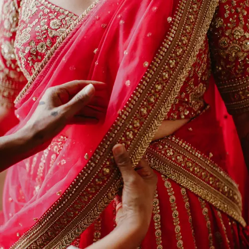 Saree draping & box folding